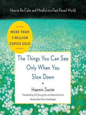 cover image of The Things You Can See Only When You Slow Down